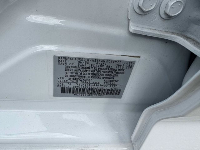 2025 Nissan Sentra SV