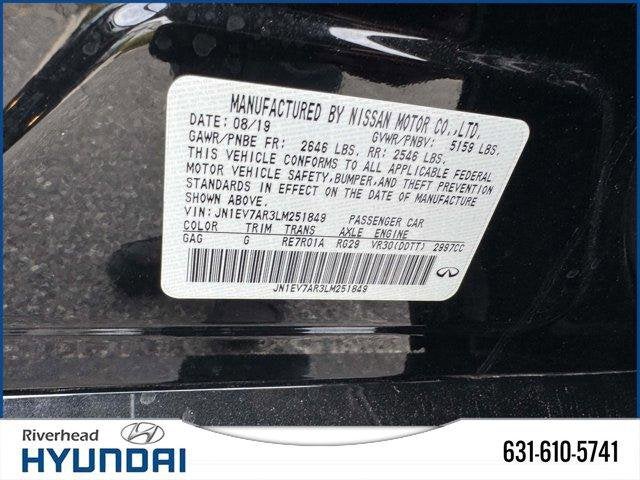 2020 INFINITI Q50 3.0t LUXE