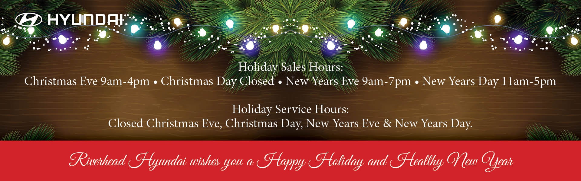 Holiday sales hours